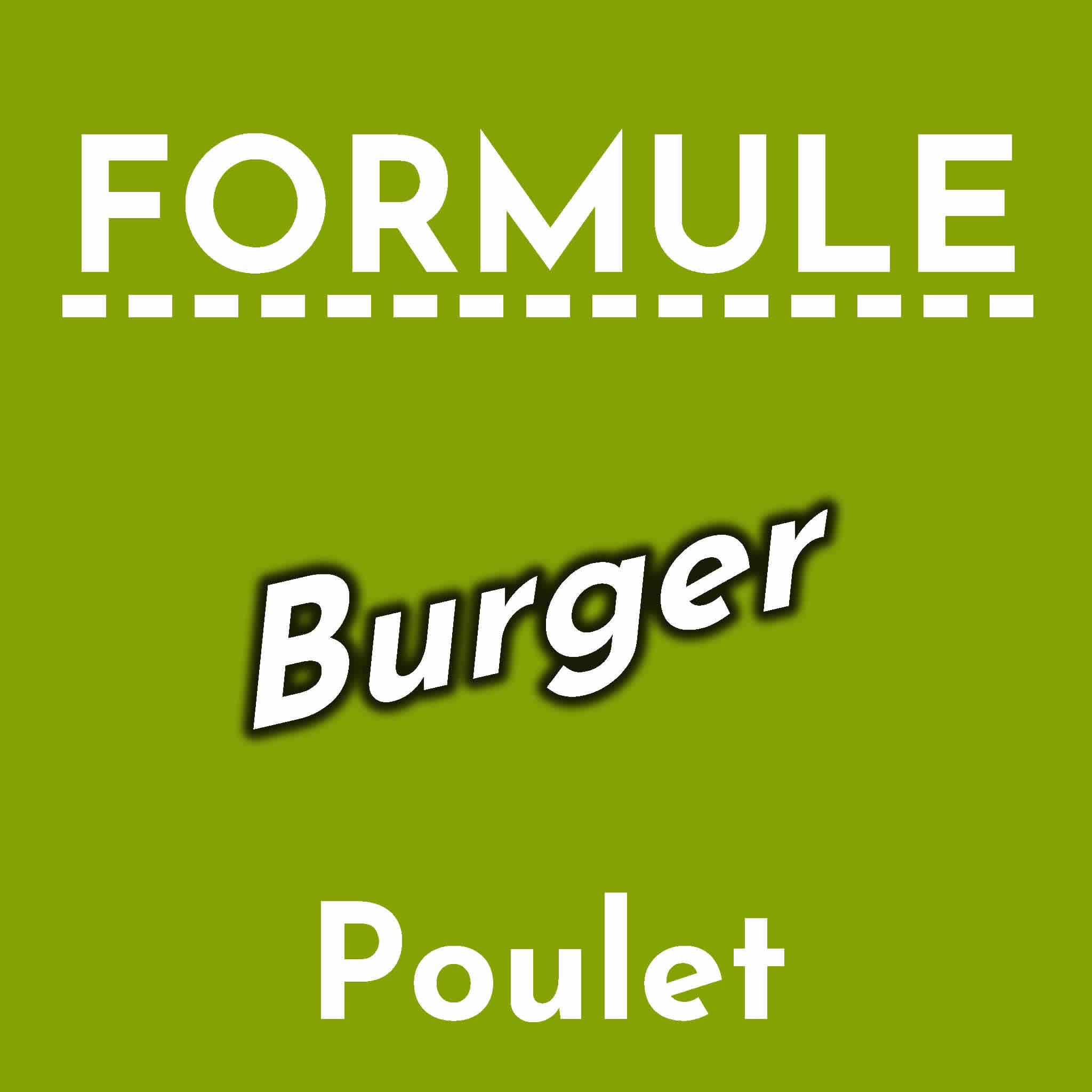 Formule Burger Poulet Crispy Frites