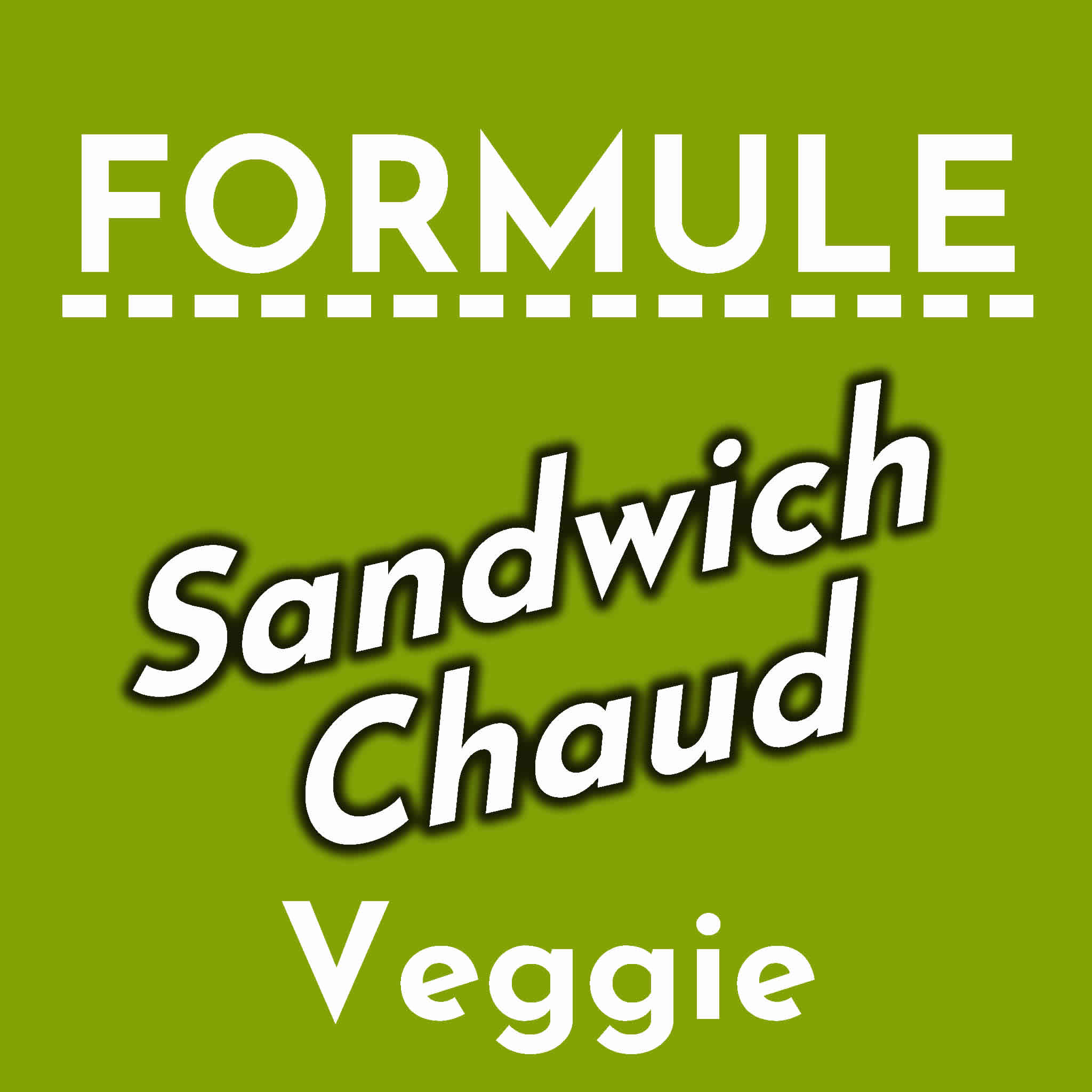 Formule Sandwich Chaud Végétarien Frites